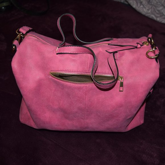Pink Faux Leather Purse - Picture 2 of 14